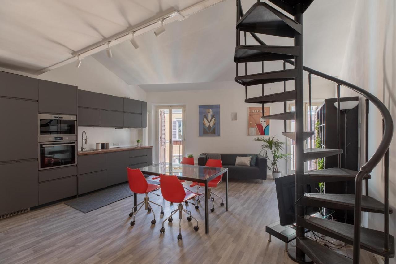 Iflat Trastevere Industrial Apartment Rome Bagian luar foto
