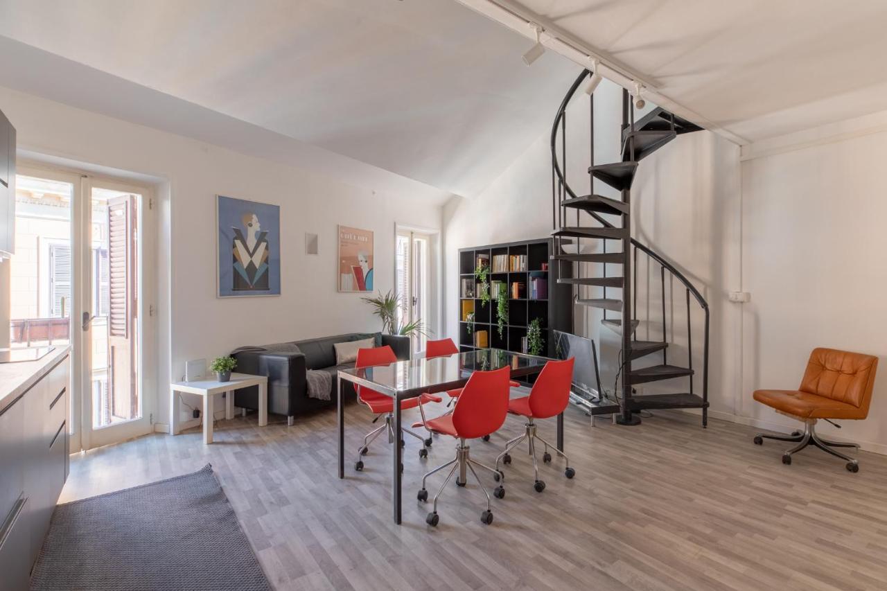 Iflat Trastevere Industrial Apartment Rome Bagian luar foto